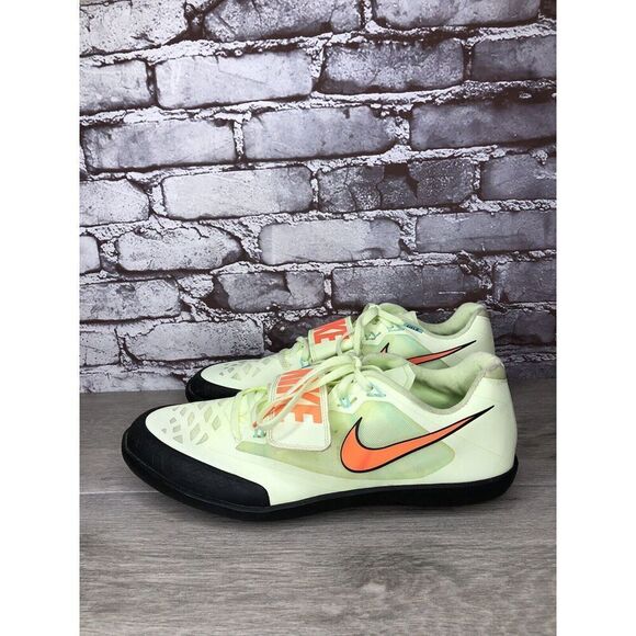 Nike Zoom Rotational 6 Barely Volt Hyper Green Mesh Orange Shoes Men 12M US/46EU - Picture 2 of 16